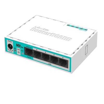 MikroTik RB750UPr2 (hEX PoE lite) RouterOS 5 100M 이더넷 포트 유선 라우터 24V POE 스위치