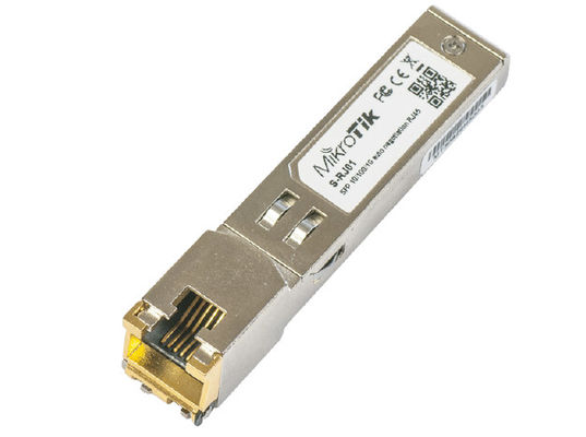 RJ45 1.25Gbps 1000m 스프피 송수신기 모듈 마이크로티크 S-RJ01